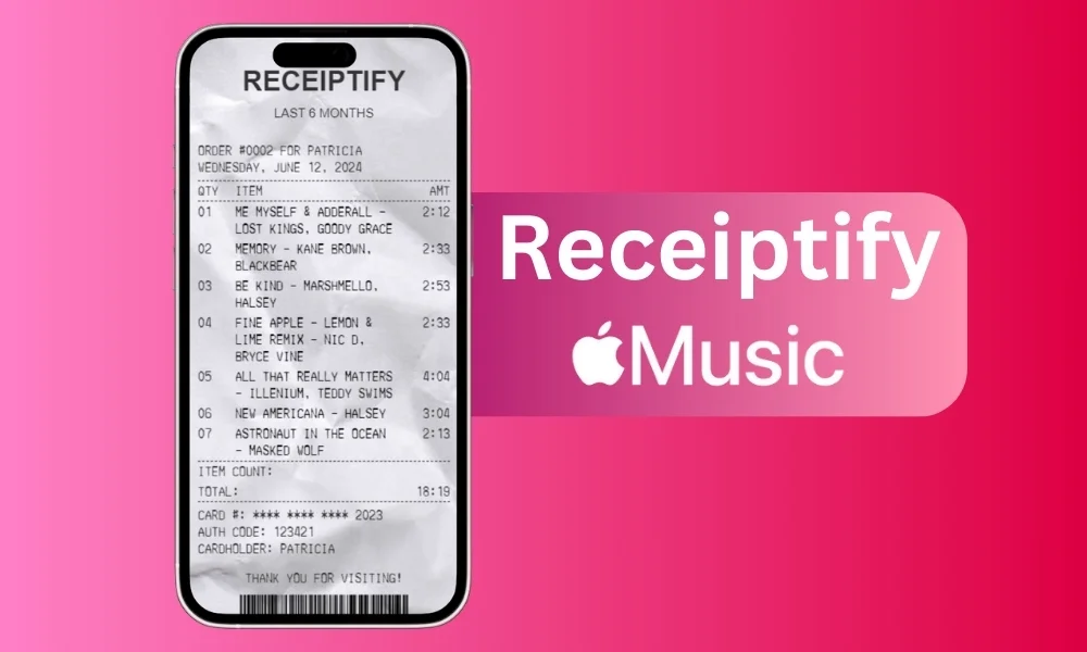 Receiptify Apple Music