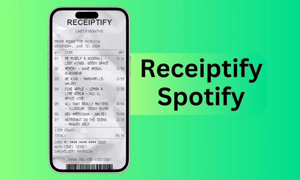 Receiptify Spotify